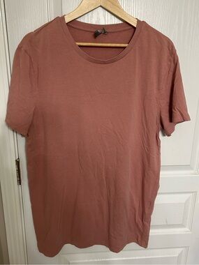 Men's ASOS Classic Crew Neck Tee, Dusty Rose, Size XXL